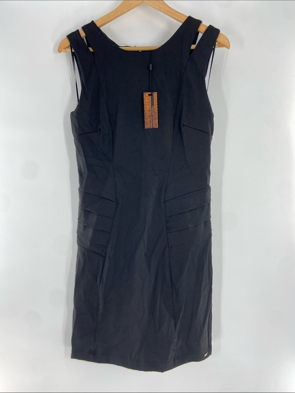 Maria Valentina Black Sleeveless Dress Size S NWT